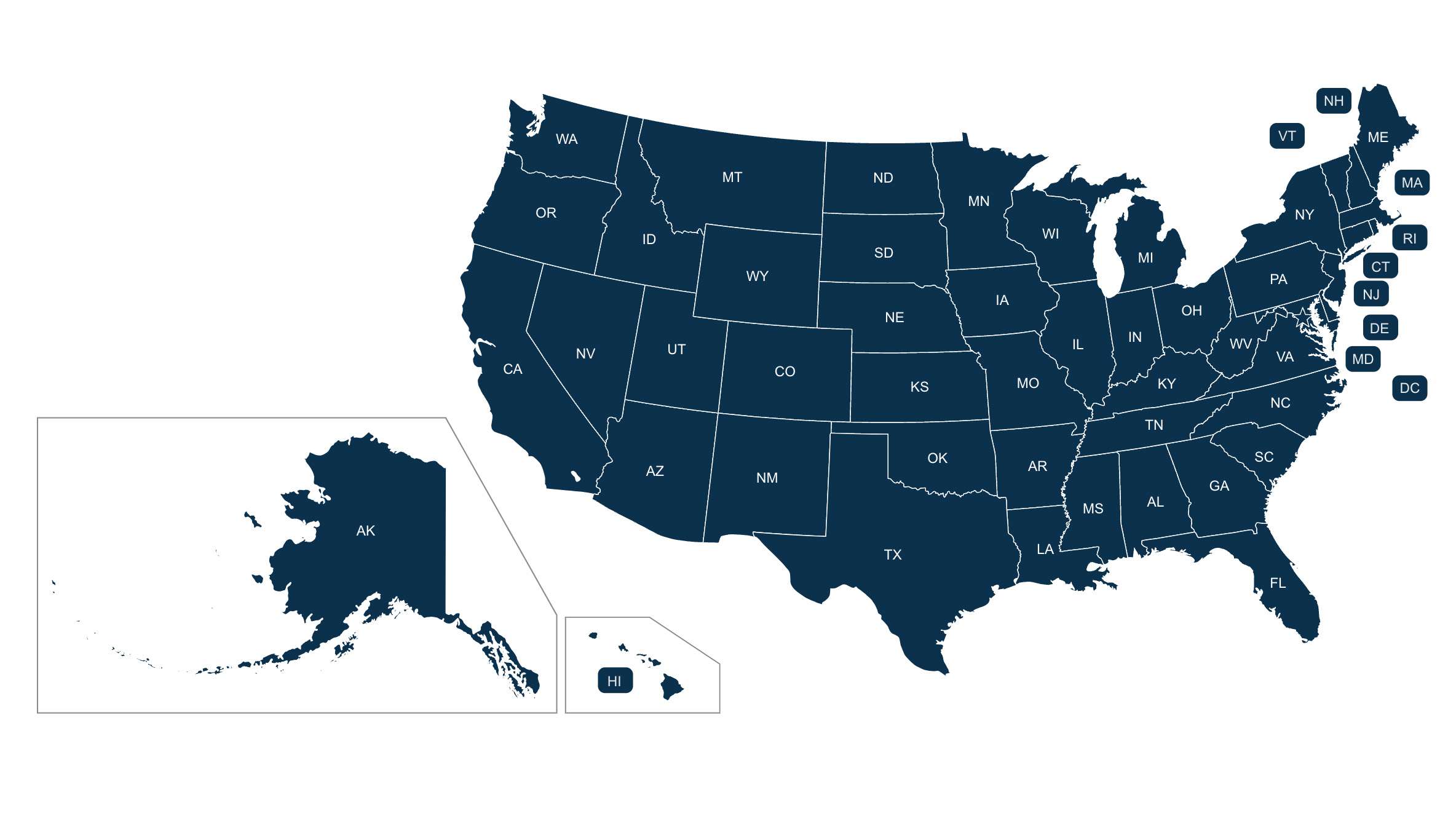 US state-by-state-map US state-by-state-map